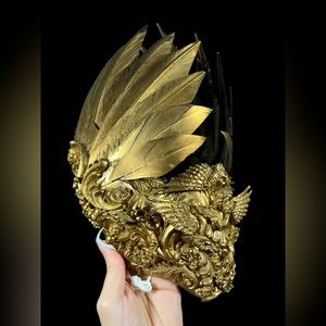 [ETSY MADE] BAROQUE WINGED MOUTH MASK